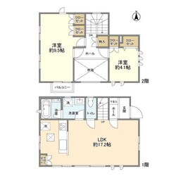 小川西町５丁目貸家の物件間取画像